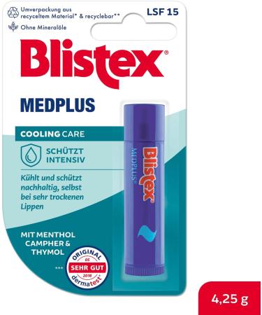 Blistex Medplus Stick - 4.25g | Moisturizing Lip Care | Buy Internationally - Buy Online on GoSupps.com