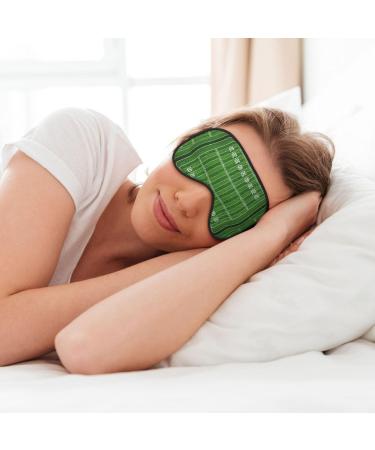Shop Double-Sided Eye Mask | Unisex American Football Field Sleep Shade | Comfortable Sleeping Mask for Better Sleep - Buy Online on GoSupps.com