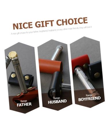 FRCOLOR 12 Pcs Shaver Case - Safety Razor Sleeve for Men | Synthetic Leather Travel Shaving Set - Buy Online on GoSupps.com