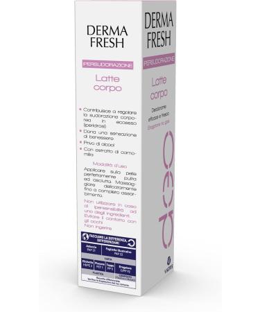 Dermafresh Ipersudorazione Latte Corpo Deodorante Utile in Caso di Ipersudorazione - 100 ml - Buy Online on GoSupps.com