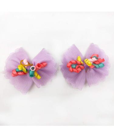 Sufermoe 32 Pcs Multicolored Dog Hair Bows Grooming Accessory Set - Buy Online on GoSupps.com