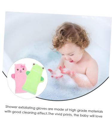 FRCOLOR 8 Pcs Kids Bath Mittens - Exfoliating Shower Mitts for Kids | Ideal Bathing & Cleaning Supplies - Buy Online on GoSupps.com