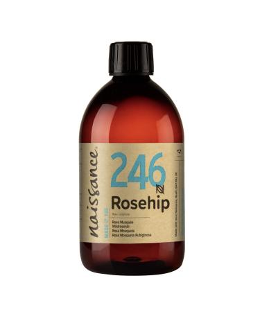 naissance Rosehip Seed Oil (Rosa Rubiginosa) 16 fl oz - Pure  Natural  Vegan  Hydrating  Nourishing & Moisturizing for All Skin Types - for Hair  Face  Skin & Nails