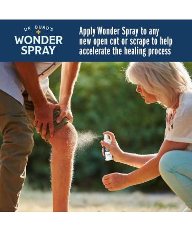 Wonder Spray 2 Fl Oz - Natural First Aid Solution | Fast-Acting Non-Toxic Wound Cleaner for Minor Injuries | Safe for the Whole Family - Buy Online on GoSupps.com
