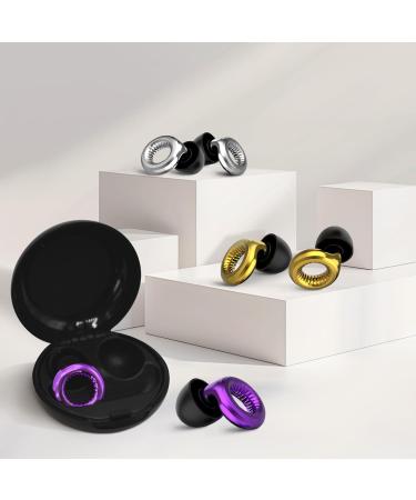 AudioFeel Live Silver Glow Earplugs - High Fidelity Noise Cancelling for Concerts Festivals & Parties - 16dB Reduction - 8 Ear Tips (XS S M L) - International Shipping Available - Buy Online on GoSupps.com