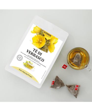 ULTHMOK INC ULTHMOK Premium Mullein Leaf Tea 50 Tea Bags Pure and Natural No Additives & Caffeine Free - Buy Online on GoSupps.com