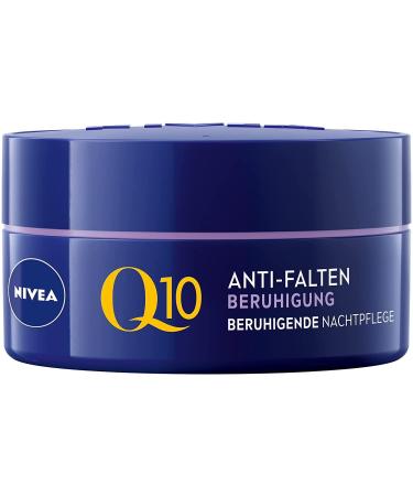 Nivea Q10 Anti-Wrinkle Night Care Cream (2 Pack) - Moisturizing Night Cream with Pure Q10 & Suitian Extract for Sensitive Skin - 50 ml Each - International Shipping Available - Buy Online on GoSupps.com