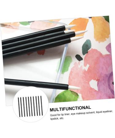 Beavorty 200 pcs Makeup Stickblack Applicator Practical Sticks Head Brush Eye Disposable Black Fiber 9x0.7cmx2pcs Blackx2pcs - Buy Online on GoSupps.com