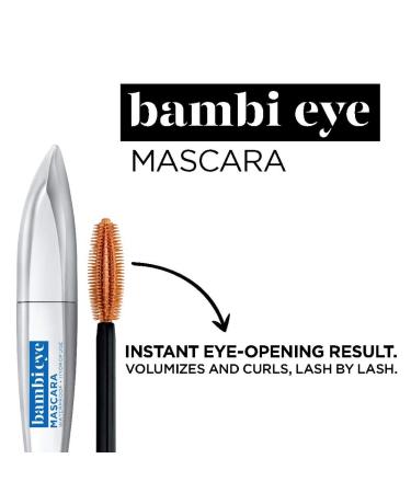 L'Or al Paris Bambi Eye Waterproof Mascara - Blackest Black 0.21 fl. oz - Buy Online on GoSupps.com