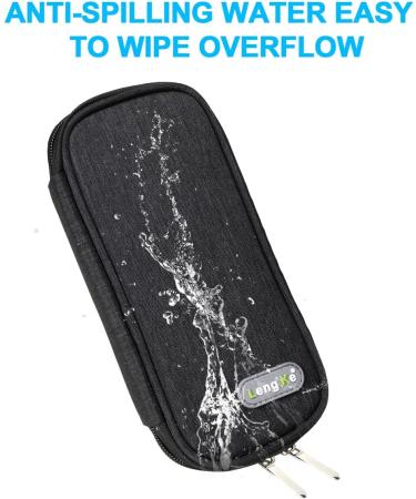Youshares Insulin Cooling Bag - Diabetic Case with 2 Nylon Cooling Packs Black - Keep Insulin Safe & Cold for Diabetics - Buy Online on GoSupps.com