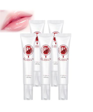 JINSHANE Lip Serum, Remove Dark Lips, Moisturizing Lip Balm, Nourishing Essence, Collagen Lip Mask for Dry Lips, Lip Lightening (5Pcs)