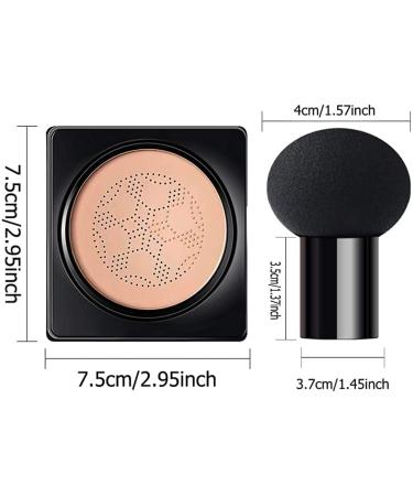 Natural Mushroom Head Air Cushion BB Cream Foundation for Flawless Moisturized Skin - Buy Online on GoSupps.com