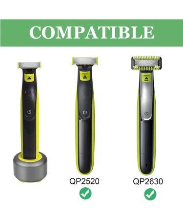 Philips Norelco One Blade QP2520 & QP2630 Shaver Razor Stand - Aluminum Alloy Men's Shaving Stand for Bathroom Sink, Desk, Counter, Dresser, or Travel (Gray+Green) - Buy Online on GoSupps.com