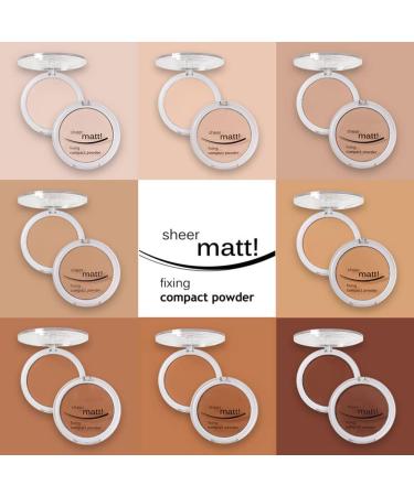 Reddhoon Matte Fixing Powder Makeup Base Matte Finish Setting Powder Foundation Fixing Compact Pressed Powder Long Lasting Make Up Fixer Face Powder 204 buff beige - Buy Online on GoSupps.com