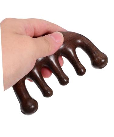 Frcolor Wooden Massage Comb for Men | Wide-Tooth Scalp & Hair Care Tool | No Static | 10.5x5.5 cm - Buy Online on GoSupps.com