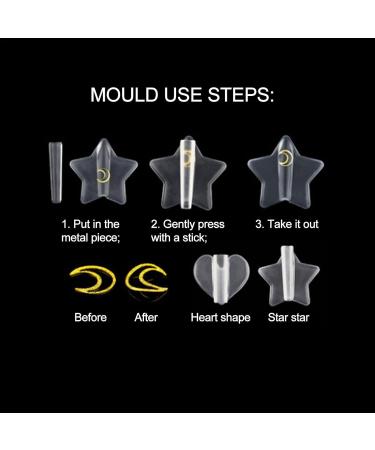 Professional Shaped Acrylic Nail Art Tools | Heart-Shaped Curve Design for DIY Nail Salon | Lencyotool - Buy Online on GoSupps.com