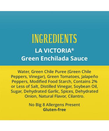 La Victoria Green Chile Enchilada Sauce Mild 28oz - Pack of 12 | Authentic Mexican Flavor - Buy Online on GoSupps.com