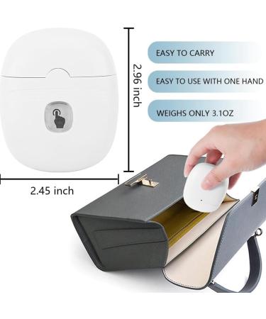 Ruuizksa Electric Nail Clipper Portable Automatic Nail Clippers for Adults Electric Nail Clippers White - Buy Online on GoSupps.com