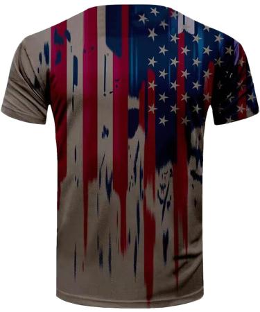 Men's Graphic Tees | Novelty Optical Illusion T-Shirt with Cool Designs in Army Green - Buy Online on GoSupps.com