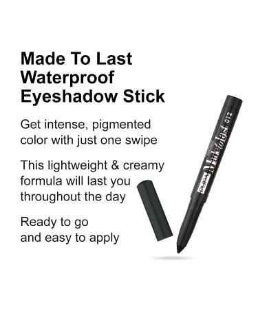 Pupa Made To Last Waterproof Eyeshadow 012 Extra Black - Long-lasting True Black Color for All-Day Wear - Buy Online on GoSupps.com