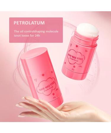 Ninnyi Hair Wax Stick Long Lasting Styling Hair Gel Stick for Fly Away and Edge Frizz(Pink) - Buy Online on GoSupps.com