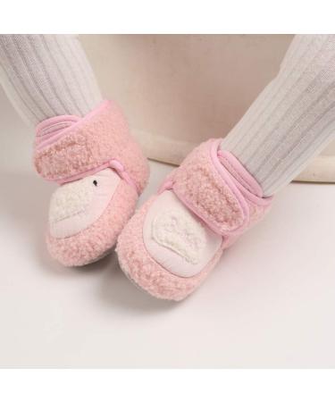 MASOCIO Baby Sheep Booties - Infant Soft Sole Warm Boots (6-12 Months, Pink) - Buy Online on GoSupps.com