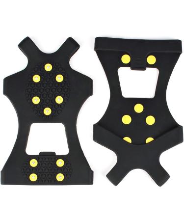 EONPOW Ice Grips - Snow Cleats with 10 Steel Studs for Slip-On Traction | Size M (Women 7-10/Men 5-8) - 1 Pair - Buy Online on GoSupps.com