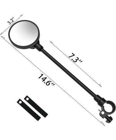 ROYOR 360 Adjustable Bike Mirrors for Handlebars - Rearview Mirror for Electric, Mountain, and Road Bikes - Buy Online on GoSupps.com