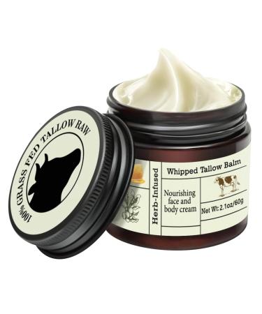 Beliky Girl Beef tallow for skin organic grass-fed tallow balm beef tallow and honey balm deeply nourishing for face and body moisturizing cream for dry skin