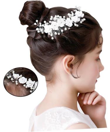 Didiseaon Hair Claw Clips for Women Hair Jewels for Women Bridal Headpiece Wedding Hair Clip Bridal Hairpin Rhinestone Bridal Comb Crystal Headpiece Pearl Bride Accessories - Buy Online on GoSupps.com
