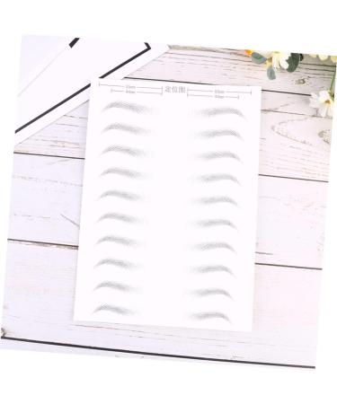Ipetboom 6 Sheets Hair- Like Authentic Eyebrows Artificial Eyebrow Patch Eyebrow Stickers 6d Makeup Tools - Buy Online on GoSupps.com