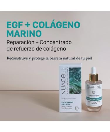 NUA Cell EGF Marine Collagen Boost Serum | Galactomyces & Beta Glucan 2fl.oz - Anti-Aging Skincare for Radiant Skin - Buy Online on GoSupps.com