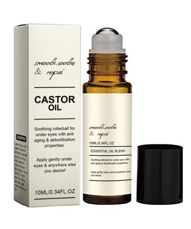 CNAFGBGG Castor Oil Roll On Frankincense Castor Oil Roller Ball AntiAging Skin Tag Remover calming anxiety relief items selfcare gifts for women 10ml