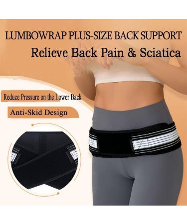 Barolo Ko G rtel | Baroloko Belt | Lumbowrap Plus-Size Back Support for Women | Premium Back Pain & Sciatica Relief | Iliosacral Joint & Pelvic Support Belt (55in) - Shop Internationally! - Buy Online on GoSupps.com
