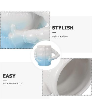 Shop Nolitoy Ceramic Razor Shell Shaving Soap Bowl - Fun Down Jackets Shape | Perfect for Wet Shave Sets & Hairdresser Accessories - International Shipping Available - Buy Online on GoSupps.com