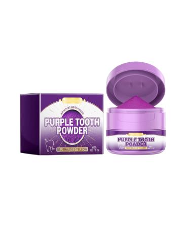 Purple Teeth Whitening Powder tooth powder teeth whitening powder for white teeth cosmetic tooth cleaning tooth whitening and bleaching powder with visible cleaning effect |Lighten your teeth