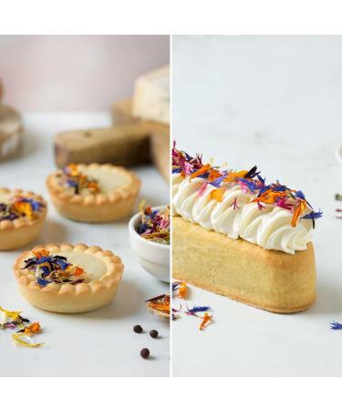 Decora 0201011 Edible Flowers - 4g Spring Colours (Pack of 4) for Gourmet Decorating | International Shipping - Buy Online on GoSupps.com