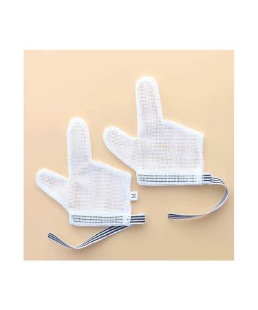 SUCREY Thumb Sucking Stop for Kids Stop Thumb Sucking for Kids Edible Artificial Artisan Hand Addictive Gloves Stop Quitting Hands Kids(Size:Medium Color:a) Medium A