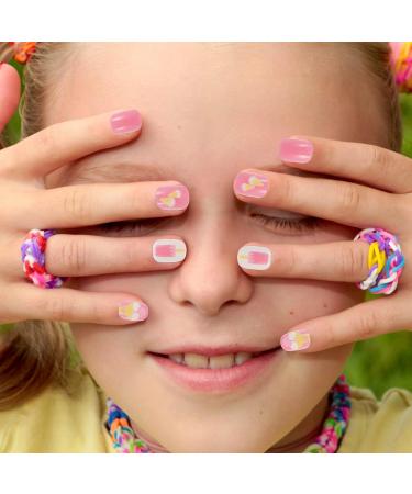 minkissy Fake Nails 5 Boxes Children's s 3d Stickers for Kids Full Cover Child Nail Kids Fake Nail Trendy Stickers Cartoon s Sparkle Stickers Girl Stickers Halloween Nail Set Abs - Buy Online on GoSupps.com