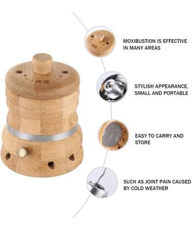 Exceart Moxibustion Box Set - Wooden Cone Holder & Vascular Massage Tools for Effective Healing | International Shipping - Buy Online on GoSupps.com