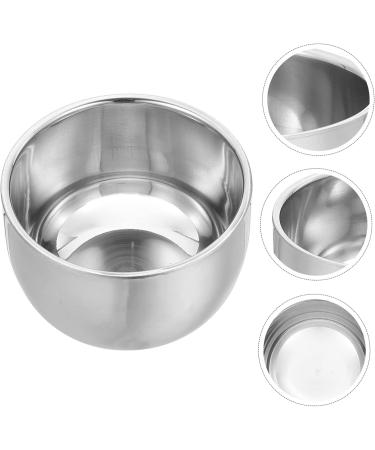 Beaupretty 3ST Professional Shaving Foam Cups - Double-Walled Stainless Steel Beard Kit for Men | International Shipping Available - Buy Online on GoSupps.com