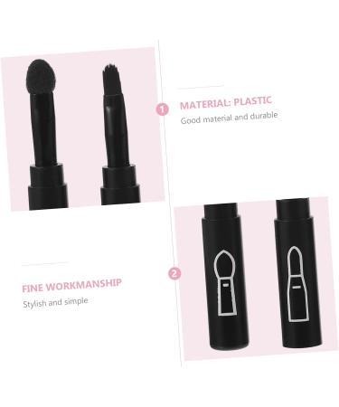 Beaupretty 4 1 suite eye shadow retractable makeup brush plastic travel cosmetic brush eyeliner Miss girls suit face face makeup tool Multifunction women s suits set make up 4 in 1 16x1cm Black - Buy Online on GoSupps.com