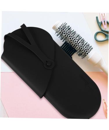 FOYTOKI 2pcs Curling Iron Storage Bag Hair Straightner Curling Wand Hair Rollers Black 29.50X13.50X2.00CM Black - Buy Online on GoSupps.com