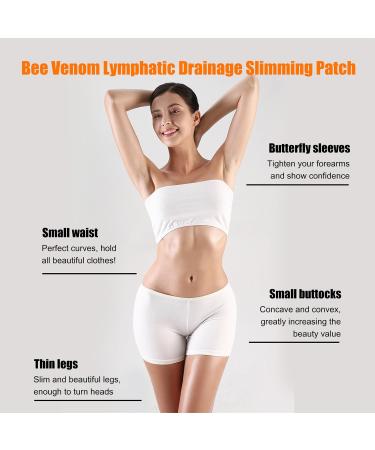 TUITUII Bee Venom Lymphatic Drainage Slimming Patch Slimming Fat Burner Lymphatic Drainage Slimming Patch Lymphatic Drainage Slimming Patches Slimming Patches Suitable for people of all - Buy Online on GoSupps.com