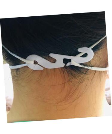 Gleavi 200th MA Face Extension Hook | Adjustable Buckle Tube Rope Holder for Ear Straps | Slipproof Ear Extend Hooks - White - Buy Online on GoSupps.com