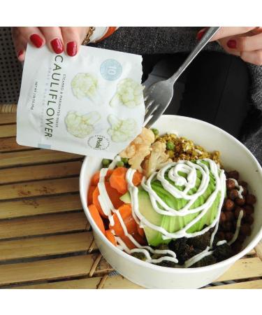 POSHI Cauliflower Vegetable Snack | Salt + Black Pepper | Keto, Vegan, Paleo | Non GMO, Low Carb, Low Calorie | Gluten Free | Marinated, Steamed | Gourmet, Healthy, Natural | Travel Food (10 Pack - 1.58 oz) - Buy Online on GoSupps.com