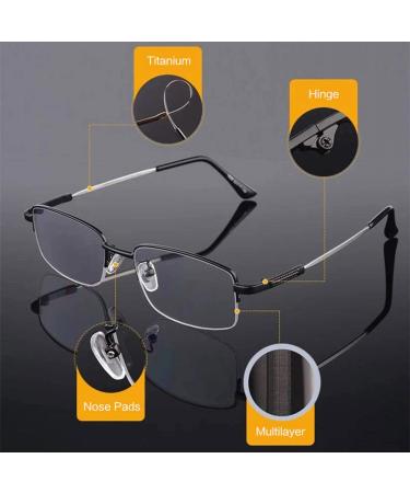 Blue Light Blocking Computer Readers 1.25 - Progressive Multifocus Reading Glasses - Buy Online on GoSupps.com