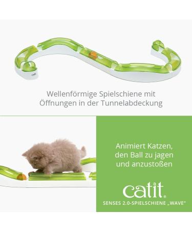 Buy Catit Play Track Wave Circuit - Interactive Cat Toy for Engaging Playtime | Fast International Shipping - Buy Online on GoSupps.com