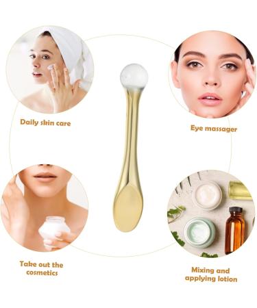 FRCOLOR 12 Pi ces De Masque Rouleau De Massage Outils De Beaut Mini Outils Cr me Pour Les Yeux Outil De Massage Du Visage Applicateur De Cr me Pour Les Yeux B tons De Masque 7.7X1.4X0.6CMx2pcs Dor x2pcs - Buy Online on GoSupps.com