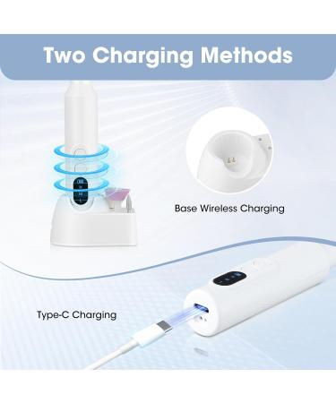 20000RPM Cordless Electric Nail Drill Kit | 78 Kits | Portable & Rechargeable | 3 Speeds | Acrylic & Gel Nails Care | White | Gift for Women - Buy Online on GoSupps.com